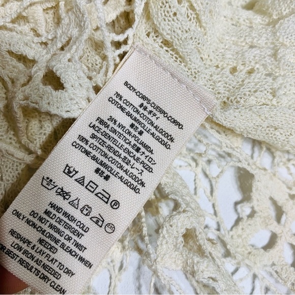 Free People Crochet Top XS - Picture 4 of 6